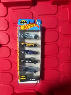 Hot Wheels Batman 5-Pack Toy Cars - Multi-Color